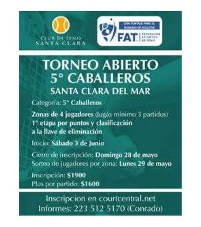Etapa 7 Abierto Santa Clara del Mar