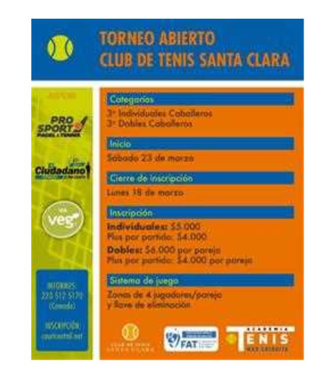 Etapa 5 Abierto Club de Tenis Santa Clara
